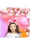 White & Pink & Gold Confetti Transparent 40 Piece Balloon Set – Eye-Catching and Stylish Party Decor - 6