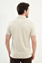 Plain Slim Fit Polo Neck Men's T-Shirt Stone - 36827.24Y - 3