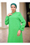 Hijab Dress - Green - Sahra Butik - 3