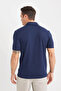 Navy Blue Men's T-Shirt X2594Az/Nv31 - 6