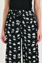 Comfortable Cut Trousers with Lace-Up Waist