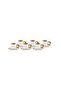 Coffee Cup Set for 6 People with Heart 80 ml - 8