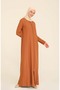فستان كريب بسحاب 3317-05 تابا - 3