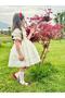 Cream Red Ribboned Vintage Baby Girl Dress, Custom-Made Girl's Dress, Birthday Dress - 4