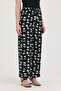 Comfortable Cut Trousers with Lace-Up Waist - 3