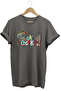 Fishing Wekeend Hooker Letter Printed Fish and Fishing Gear Pattern 100% Cotton Regular Fit T-Shirt
