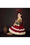 Burgundy Vintage Baby Girl Dress, Custom Made Girl's Dress, Birthday Dress, Photo Shoot - 2
