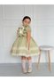 Grass Green Vintage Baby Girl Dress, Birthday Dress, Photo Shoot Dress, Suitable for 0-12 Years - 3