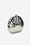 Metallic Seashell Bag Silver - 3