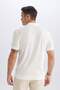 White Men's T-Shirt B6536Ax/Wt32