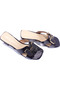 25Y379 Patent Leather Evening Dress Slippers - 4