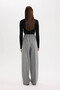 Wide Leg Wide Loose Leg Double Pocket High Waist Standard Length Basic Straight Classic Trousers D4360Ax25Sp - 6