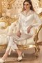 Satin Lace Detailed Nightgown, Dressing Gown, Pajama Set, Shorts Set Dowry 6 Piece Set T29H.Cl.6R.6Nrt - 5