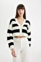 Ecru Women's Cardigan Z8539Az/Er105 - 3