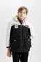 Waterproof Hooded Zippered Pocket Fleece Lined Coat Boys C9036A824Wn - 5