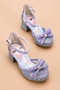 Bow Kids Evening Dress Shoes Heeled Shoes - 2
