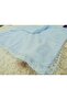 Handmade Crochet Patterned Jacquard Scarf Beaded Scarf on Fabric - 6