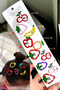 Girl's Colorful Fruity Snap Buckle Set (10 Pieces) - 4