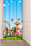Playpen Toy Special Design Patterned Digital Printed (Single Wing) Children's Room Modern Background Curtain
