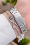 Women Wrist Watch with Dial Black Cord Metallic Color 24 Months Guarantee - 6