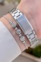 Dial Blue Cord Metallic Color Women's Wristwatch - 6