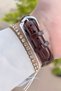 Women's Wristwatch with Case Metallic Cord Brown Color 24 Months Warranty - 6