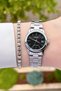 Women Wrist Watch with Dial Black Cord Metallic Color 24 Months Guarantee - 3