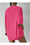 Palm Springs T-Shirt - Pink Printed Oversized Crew Neck Short Sleeve T-Shirt - 2