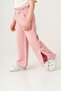 Live in the Moment Printed Girl's Sweatpants with Slits and Bow - 4