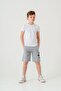 Stay Good Printed Pocket Zipper Boys Shorts - 3