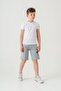 Stay Good Printed Pocket Zipper Boys Shorts - 2