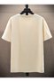 Unisex Colorful Feather Patterned T-Shirt - Printed Oversized Crew Neck Short Sleeve T-Shirt - 3