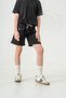Cargo Pocket Pocket Cover Embroidered Girl's Shorts - 6