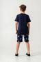 Super Racer Printed Boys Shorts - T-Shirt Set - 4