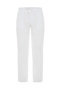 Men's Dark Khaki Straight Fit Tie-Leg Linen Trousers