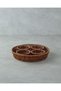Boho Plastic Rattan 5 Piece Presentation Rack 27X27X5 cm Brown - 3