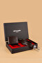 -Set 3- 100% Genuine Leather Special Gift Boxed Groom Belt Wallet Dowry Set Brown