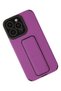 iPhone 14 Pro Case Mega Silicone with Stand - Purple Zrnet - 5