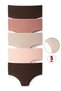 Women's High Waist Cotton Lycra 5-Piece Panties - 2