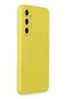 Galaxy S24 Compatible Case Nano Inside Velvet Silicone - Yellow Zngzr - 2