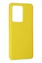 Galaxy S20 Ultra Compatible Case Nano Inside Velvet Silicone - Yellow Zngzr - 3