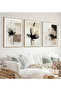 Triple Wooden Framed Painting Three Piece Poster Painting Hpn400