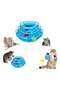 Three Levers Tower Disk Toy Blue - 3