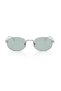 Pr B53S 1Bc40N 52 Unisex Oval Gray Metal Sunglasses - 2