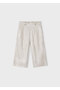 3551 Girl's Cream Linen Trousers