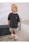 New Season Boy's Keep on Printed Cotton Tshirt and Shorts Top and Bottom Set