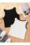Children's Ribbon Printed Strappy Crop T-Shirt Set of 2 - 2
