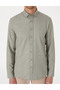 Khaki Oxford Slim Fit Easy Iron Shirt 50306996-VR027 - 6