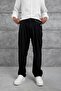 Men's Trousers W11 Fabric Black Baggy Loose Fit - 6