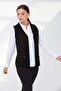 Women's Steel Knit Pocket Zippered Plain Knitwear Vest Black - 2